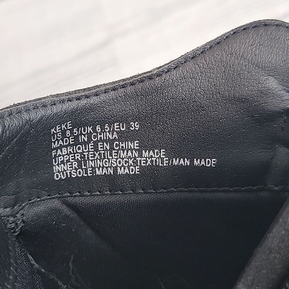 Shoe Dazzle Keke double side zip bootie in black Women's Size 8.5 - Picture 8 of 10